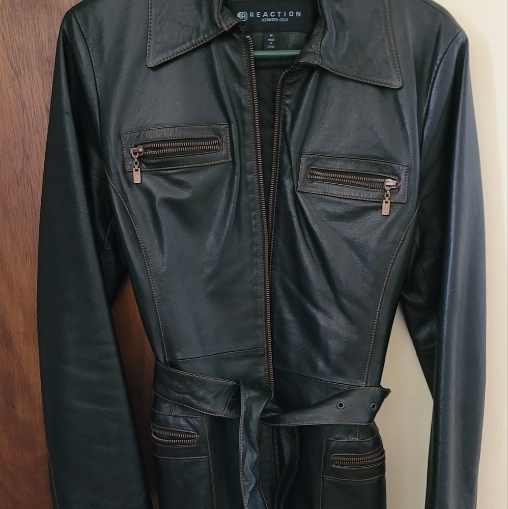 Kenneth Cole Reaction leather jacket